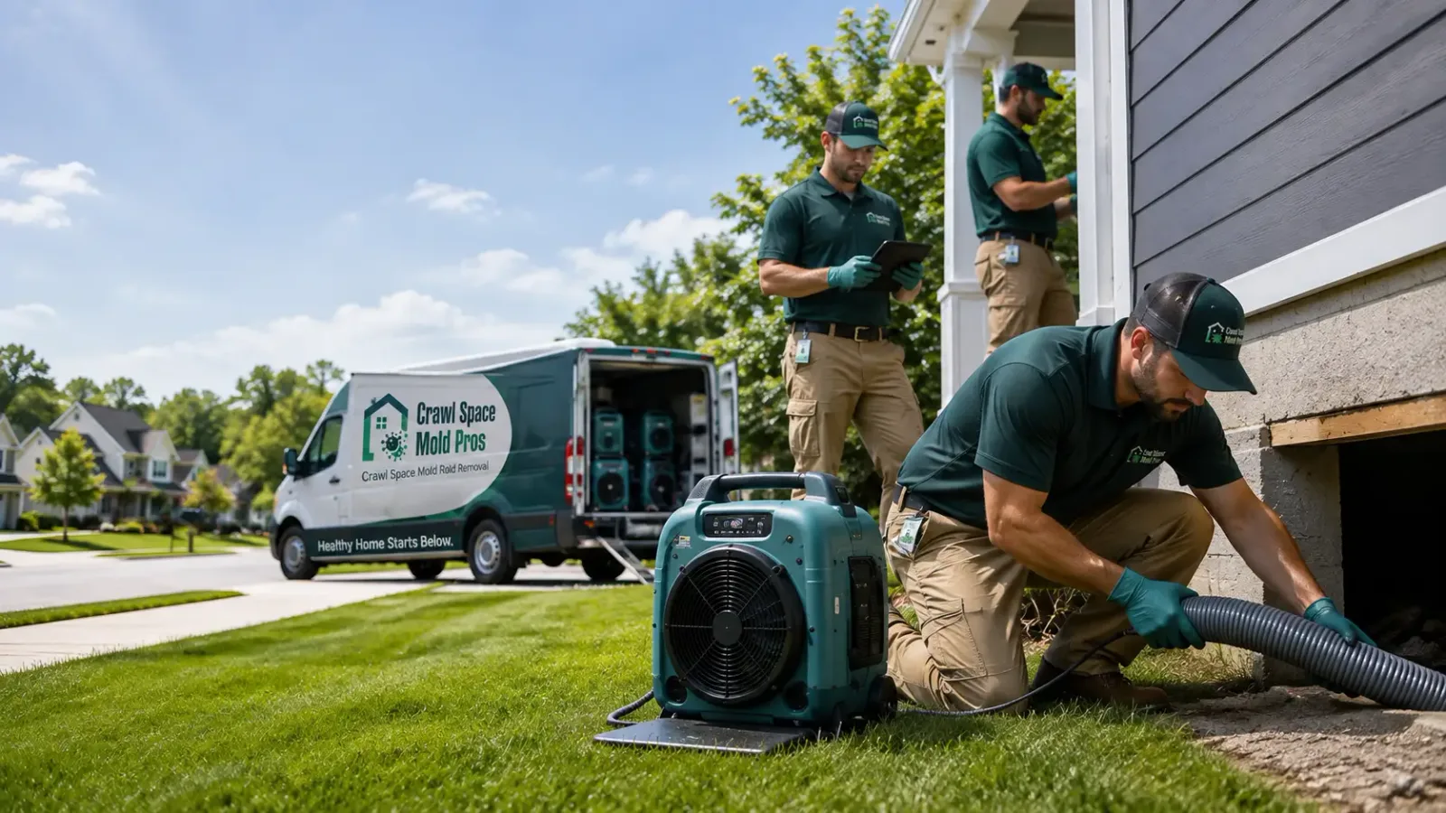 Crawl Space Mold Removal in Dwight, NE